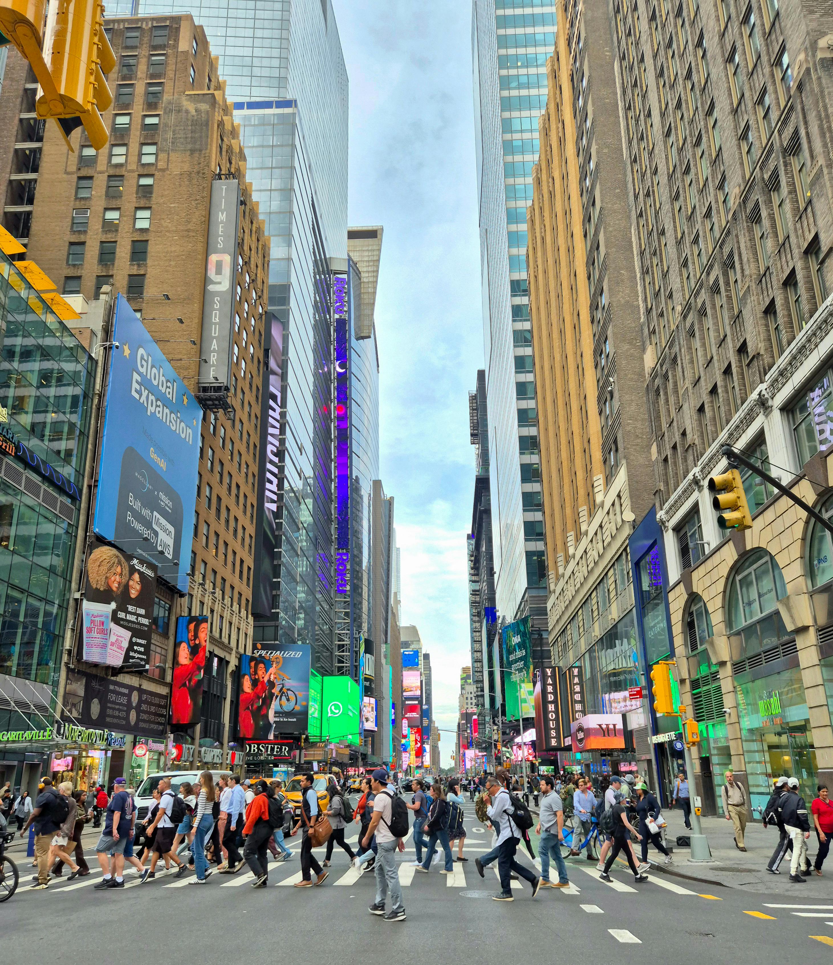 Times Square New York City billboards
